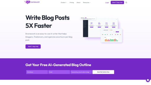 Bramework is an AI-powered content optimization and keyword research tool designed to help you create SEO-friendly content that ranks higher in search engine results and drives organic traffic.