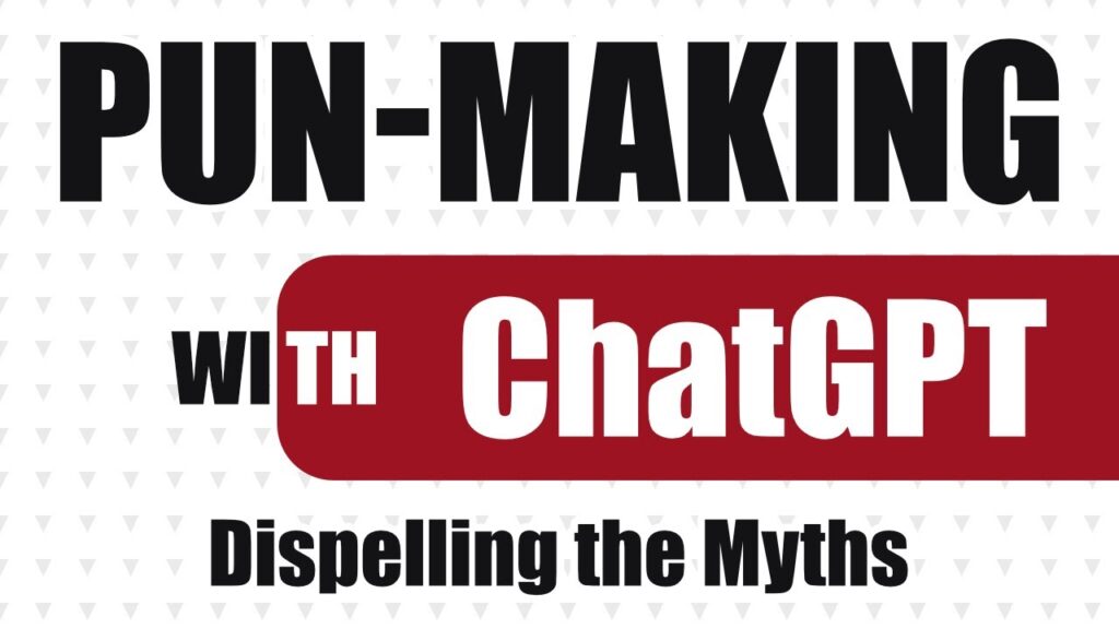 In this video, we debunk the myth that ChatGPT cannot generate original and funny puns. ChatGPT is a powerful tool for generating a wide variety of puns, adapting and modifying phrases, and creating opposite variations. We show examples of ChatGPT generating puns, and how it is capable of understanding humor and providing an explanation of how puns work. Join us in discovering the capabilities of ChatGPT as we explore the world of pun-making!